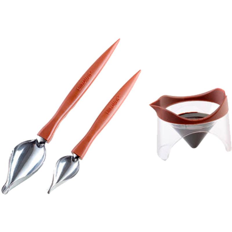 Dekorationsske Sæt 2 Stk fra Silikomart - Elegant Servering