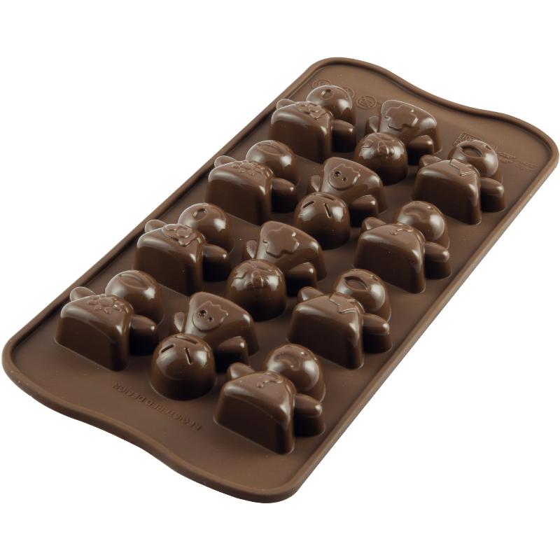 Silikoneform til Praliner og Chokolade - Bag Uden Besvær