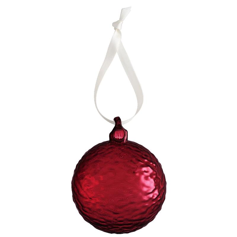 Gry Juletræskugler 5 cm – Dybrøde til Festlig Julpynt