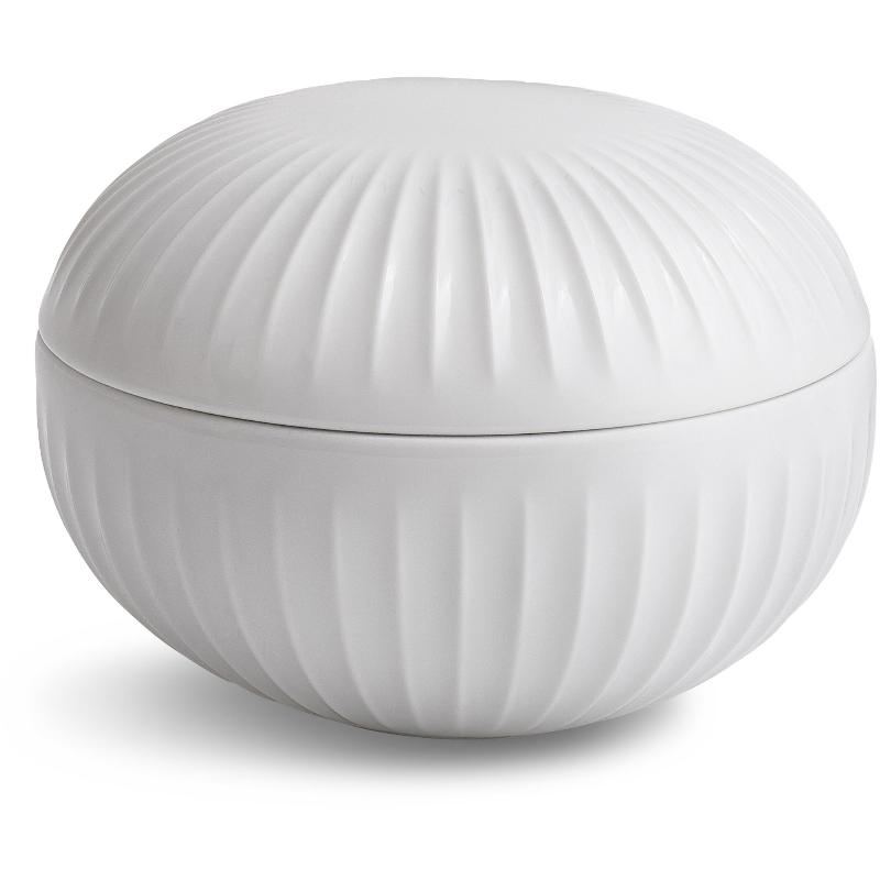 Hammershøi Bonbonniere i Hvid – Elegant Slikopbevaring