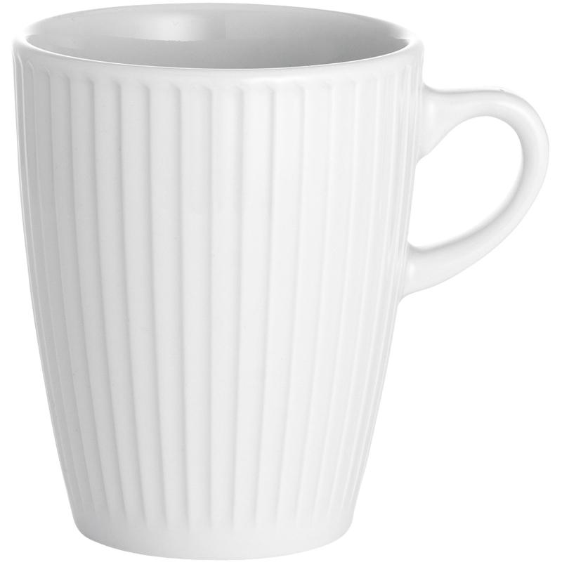 Elegant Hvid Plissé Krus til Borddækning - Stil og Funktion