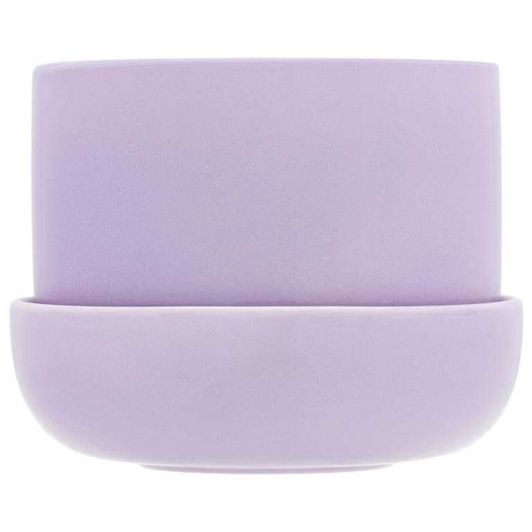 Iittala Nappula Urtepotte med Underskål – Lilla Elegance