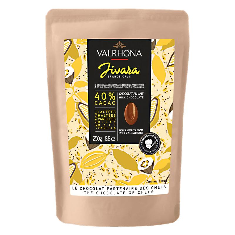 Jivara 40% Mælkechokolade 250 G – Kvalitet fra Valrhona