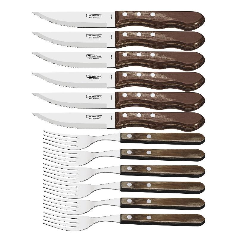 Jumbo Steakbestik 12 Dele - Elegance til Bordet