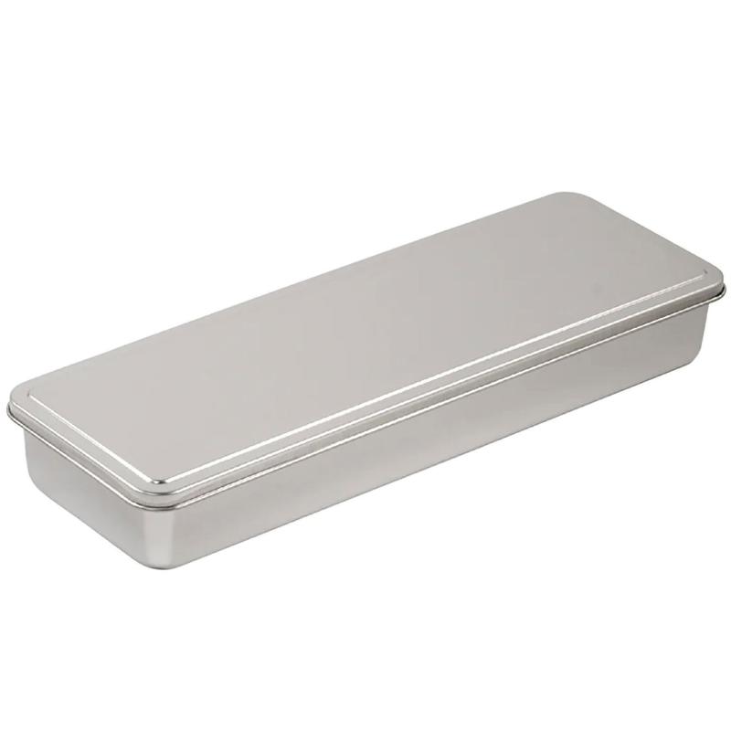 Stort rustfrit stål kantinebakke – Organiser dine ingredienser