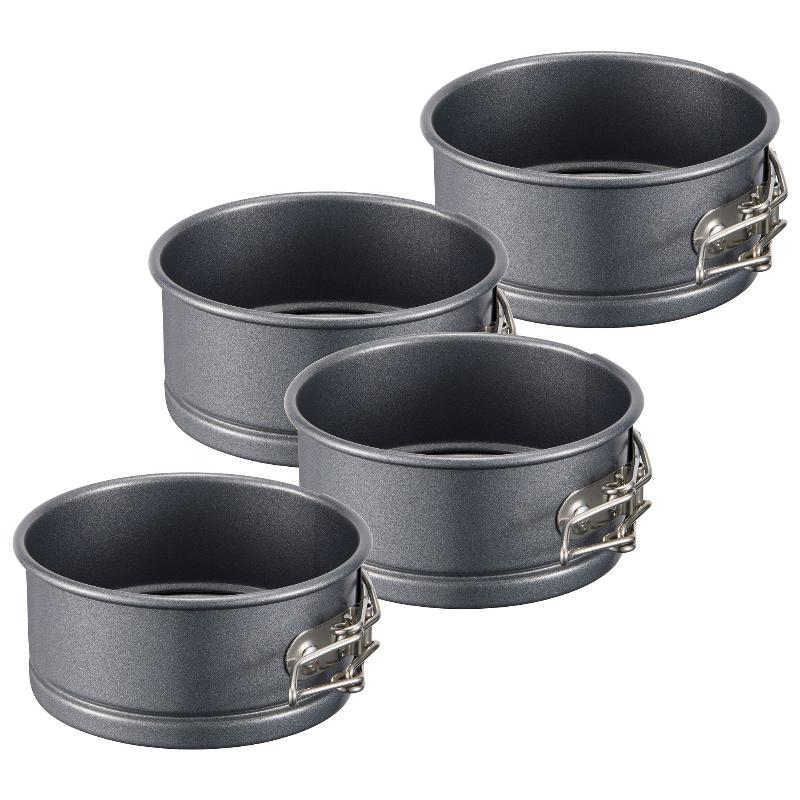 Karabo Mini Springforme 4 Stk – Perfekte til Desserter!