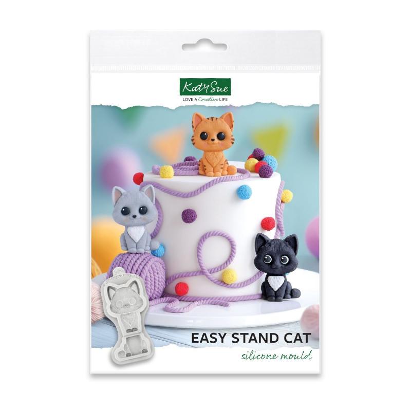 Katy Sue Easy Stand Kat Silikone Form til Kager