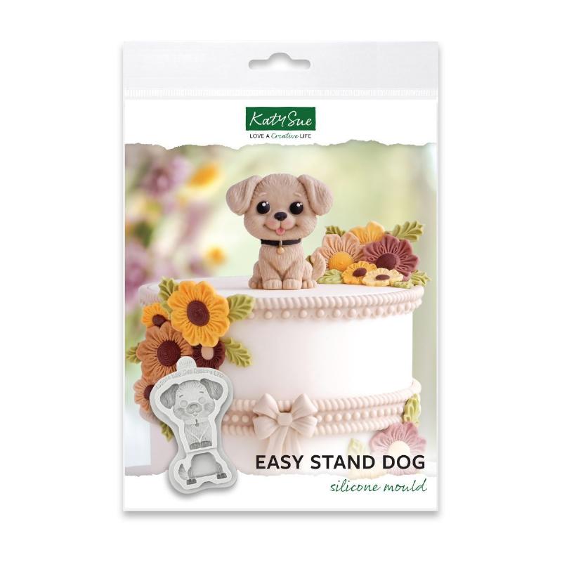 Katy Sue Easy Stand Hund Silikone Form - Fritstående Design