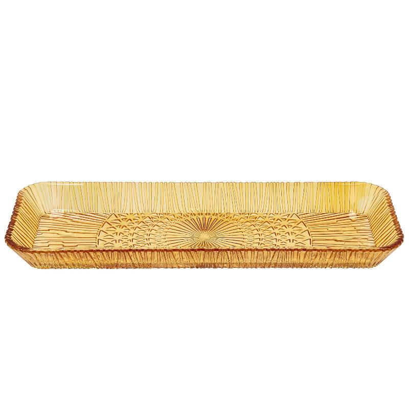 Elegant Kusintha Serveringsfad i Rav – 38 x 14 cm