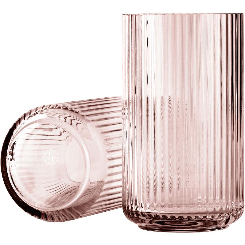 Lyngby Vase 25 cm i Bourgogne – Elegant designklassiker
