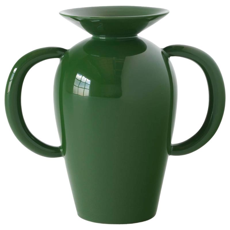 Momento Vase i Smaragdgrøn - Elegant Boligtilbehør