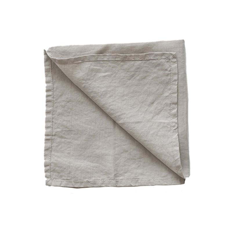 Serviet 45x45 Cm i Warm Grey - Elegant Borddækning