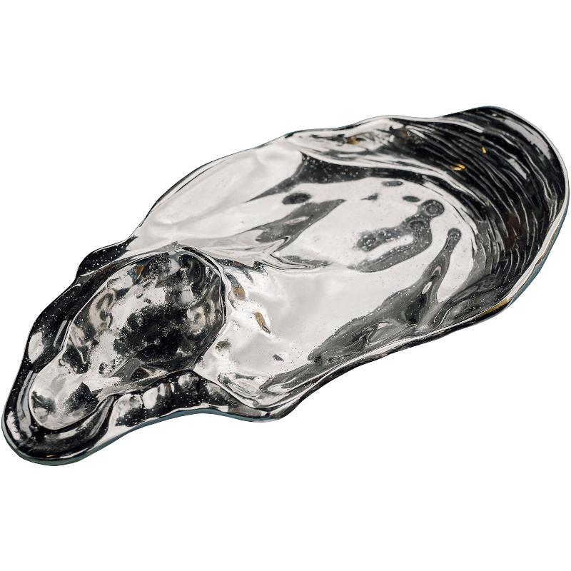 Elegant Østersskals Fad til Chips og Dip – Festligt Must-Have