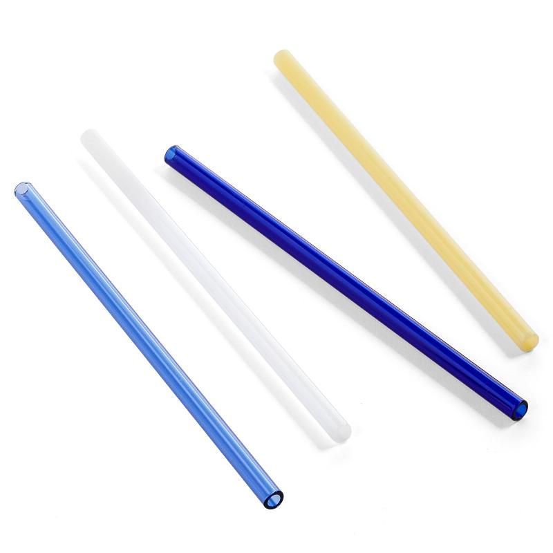 Sip Straight Genanvendelige Sugerør Opaque Mix - 4 Stk