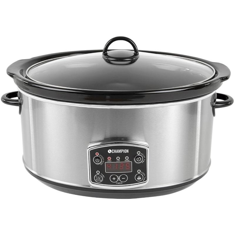 Champion Slowcooker 6,5 Liter – Ideel til sund madlavning!
