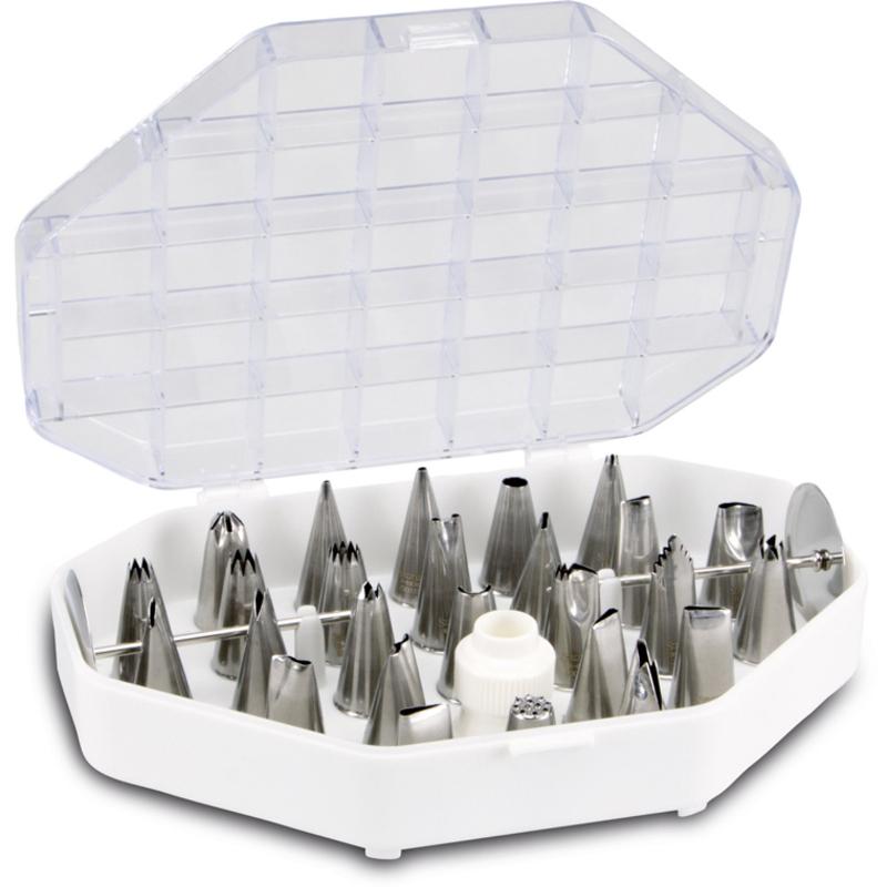 Sprøjteposeboks med 29 dele – Perfekt til kagedekoration!