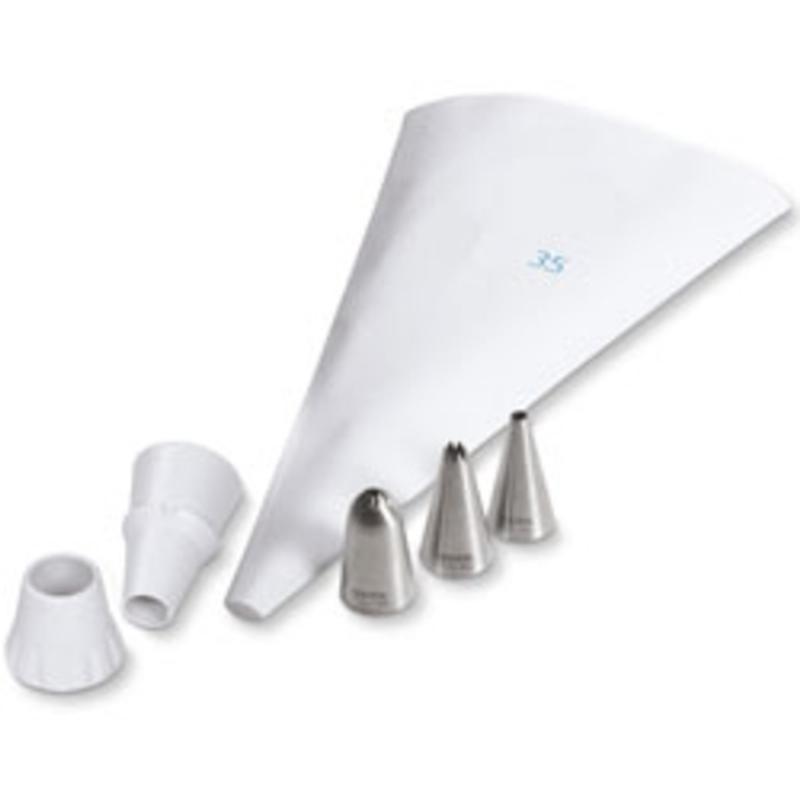 Sprøjtesæt til Kage Dekoration – 5 Dele i Ståltilbud!