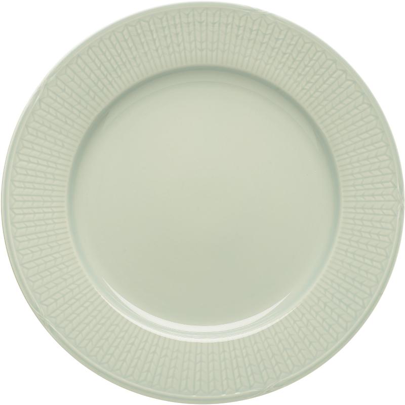 Swedish Grace Lysegrøn Porcelænstallerken 27 cm - Elegance til Bordet
