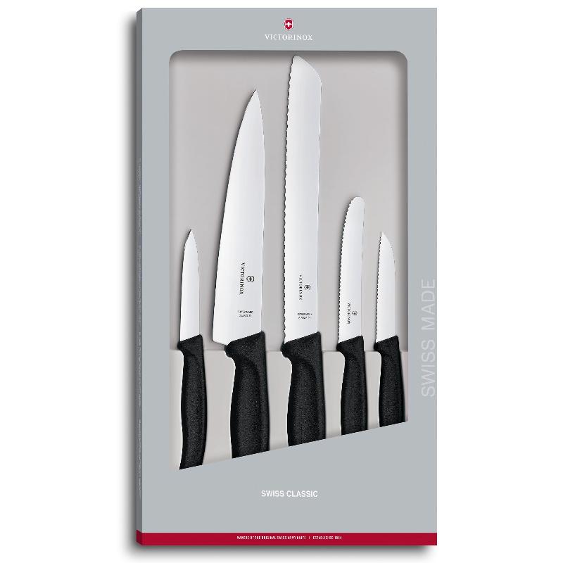 Victorinox Swiss Classic 5-dele Køkkenknivsæt på tilbud!