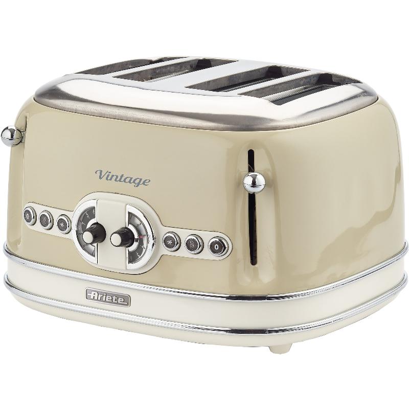 Vintage Brødrister til 4 Skiver i Beige fra Ariete