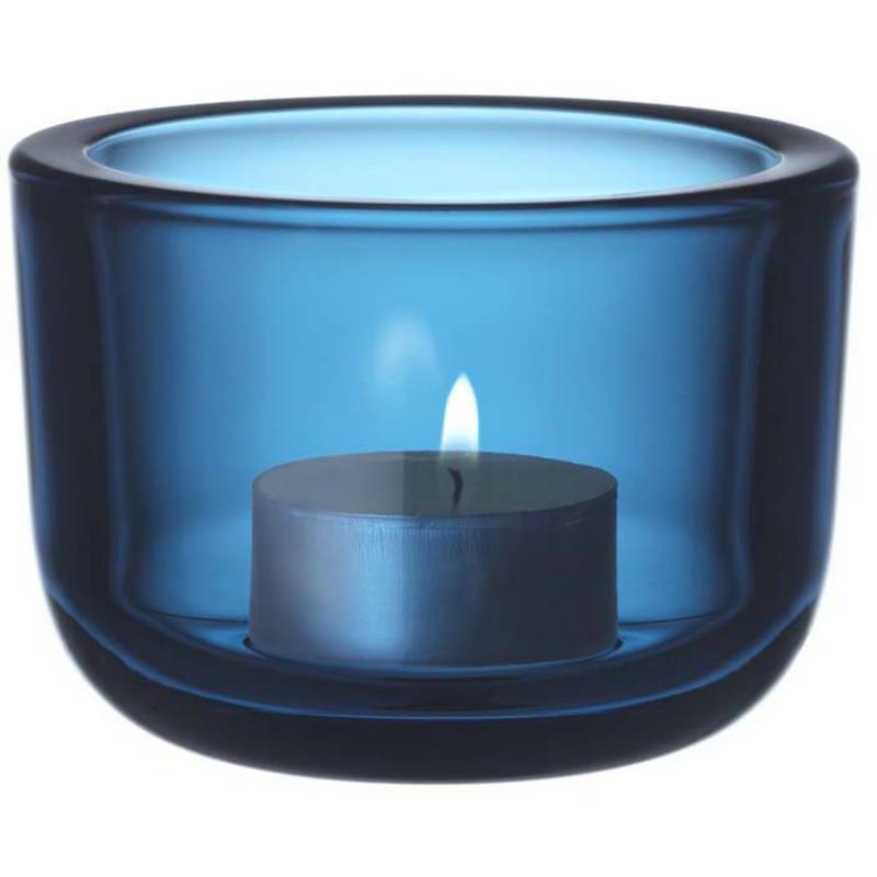 Elegant Turkis Fyrfadsstage - Valkea 6 cm til Hygge