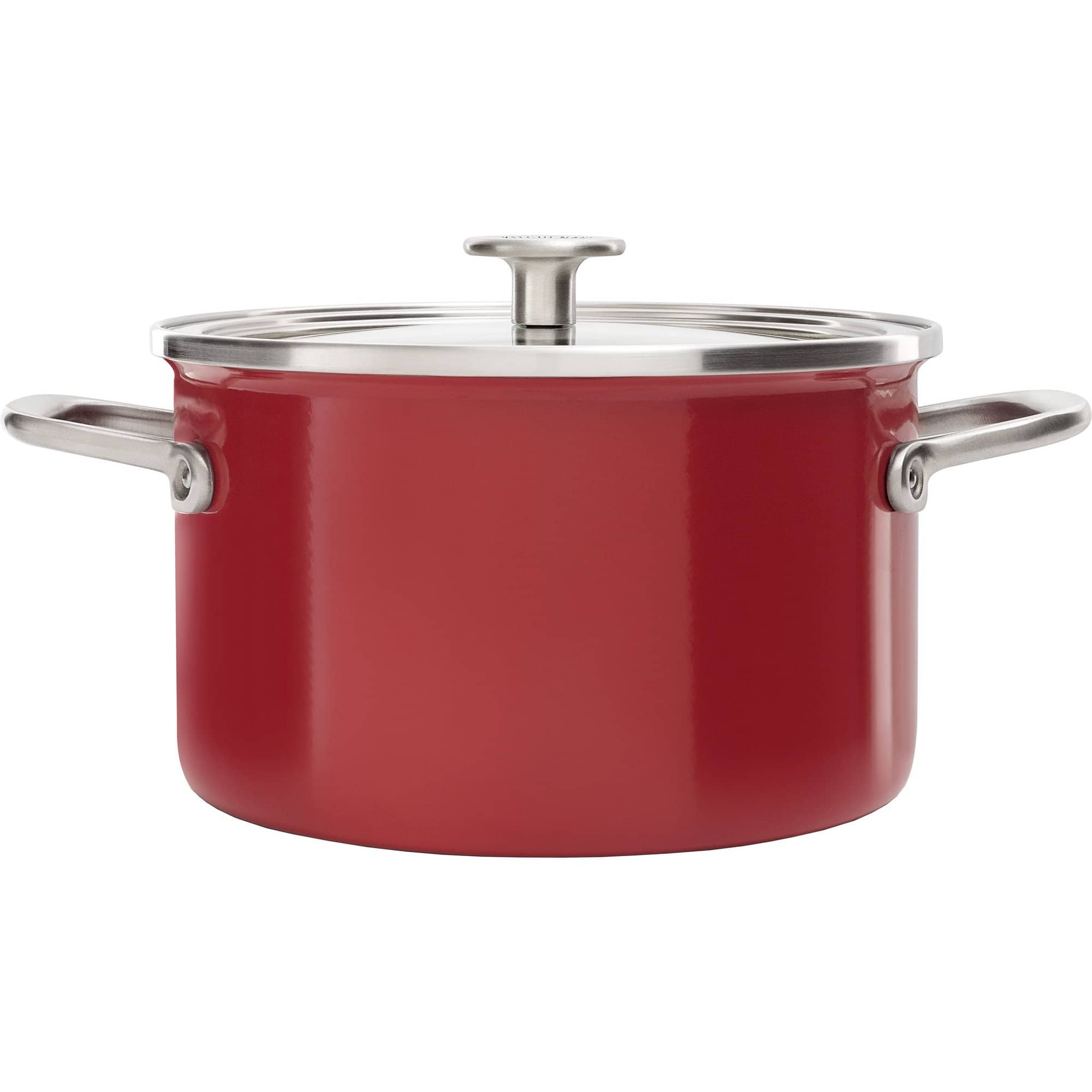 Køkkengryde M Låg 20 Cm Rød fra KitchenAid – Kvalitet!