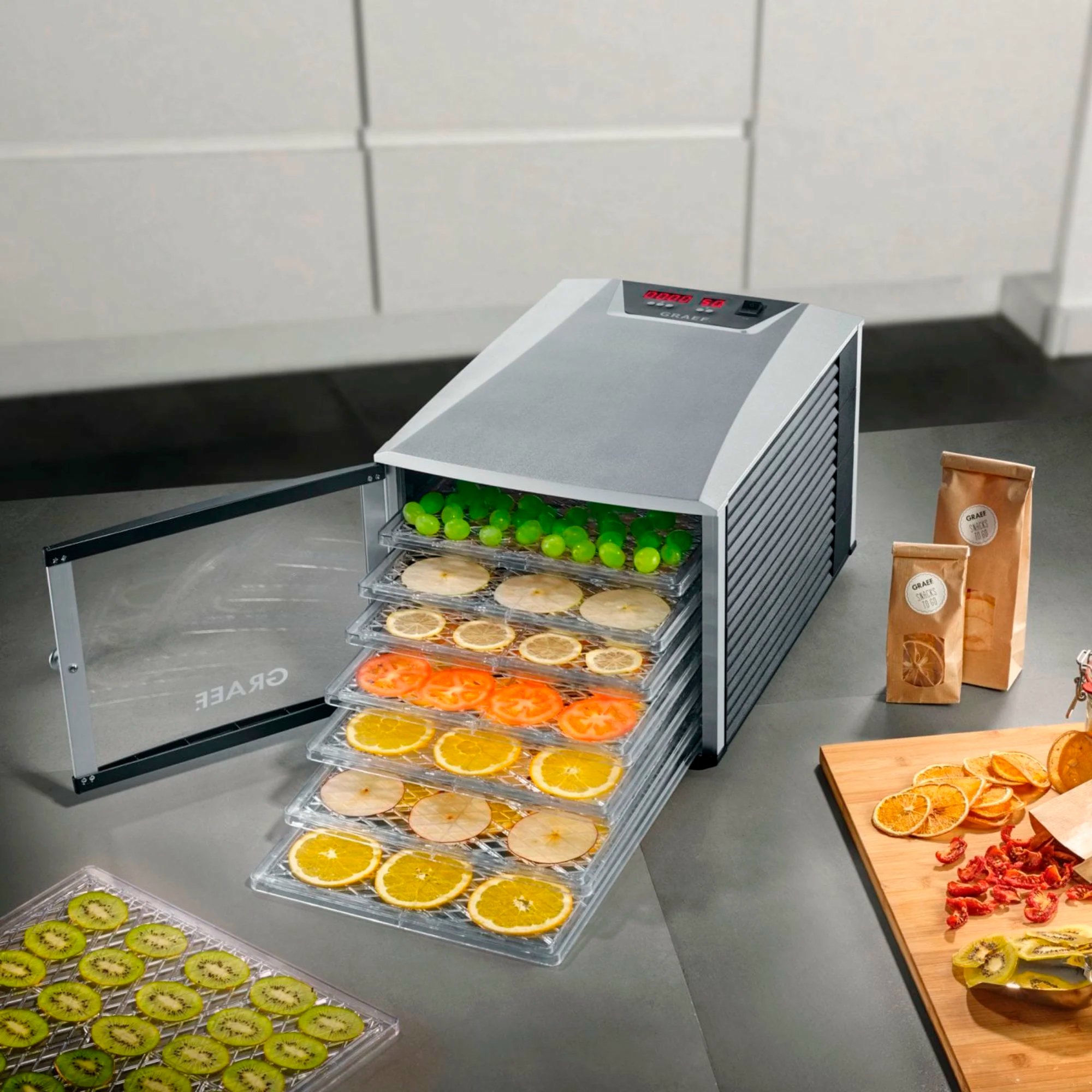 Graef Grda508 Dehydrator – Sund Snackmaskine med 8 Bakker