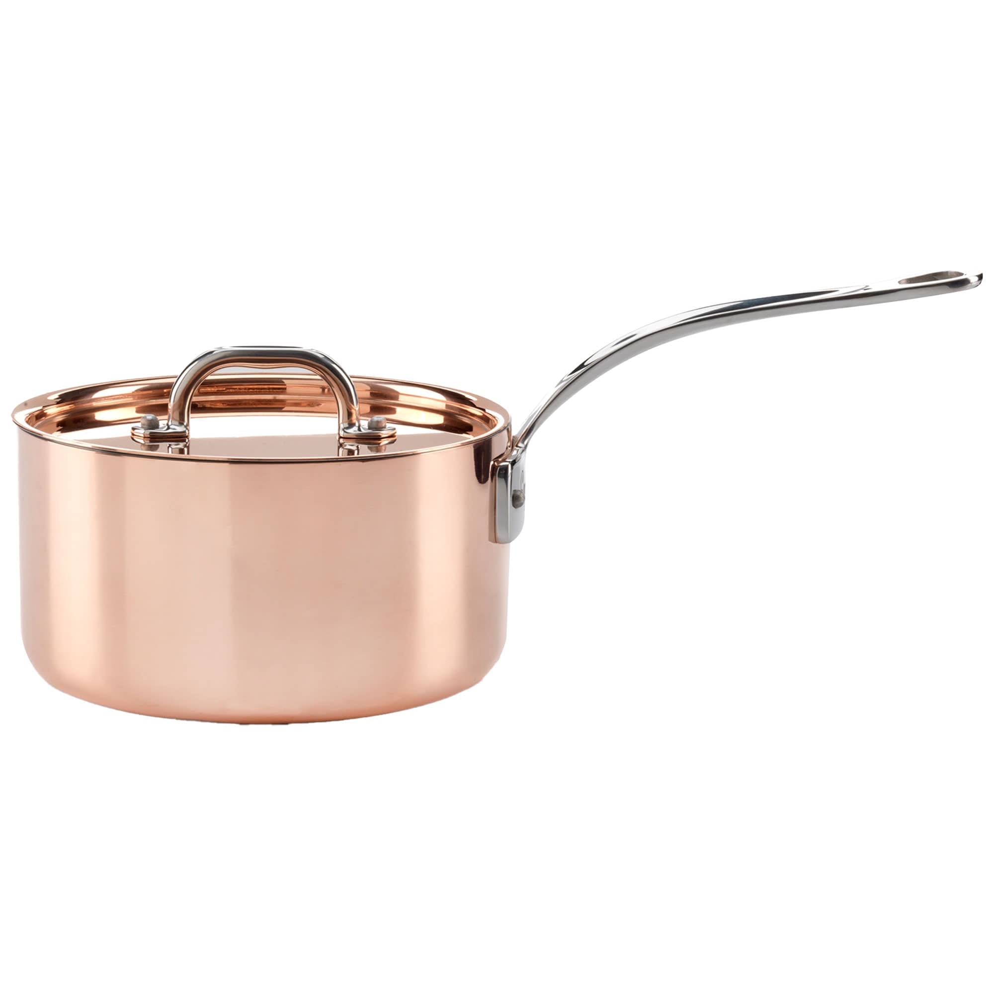 Elegant Kobbergryde med Låg – 3 Liter til Dit Køkken