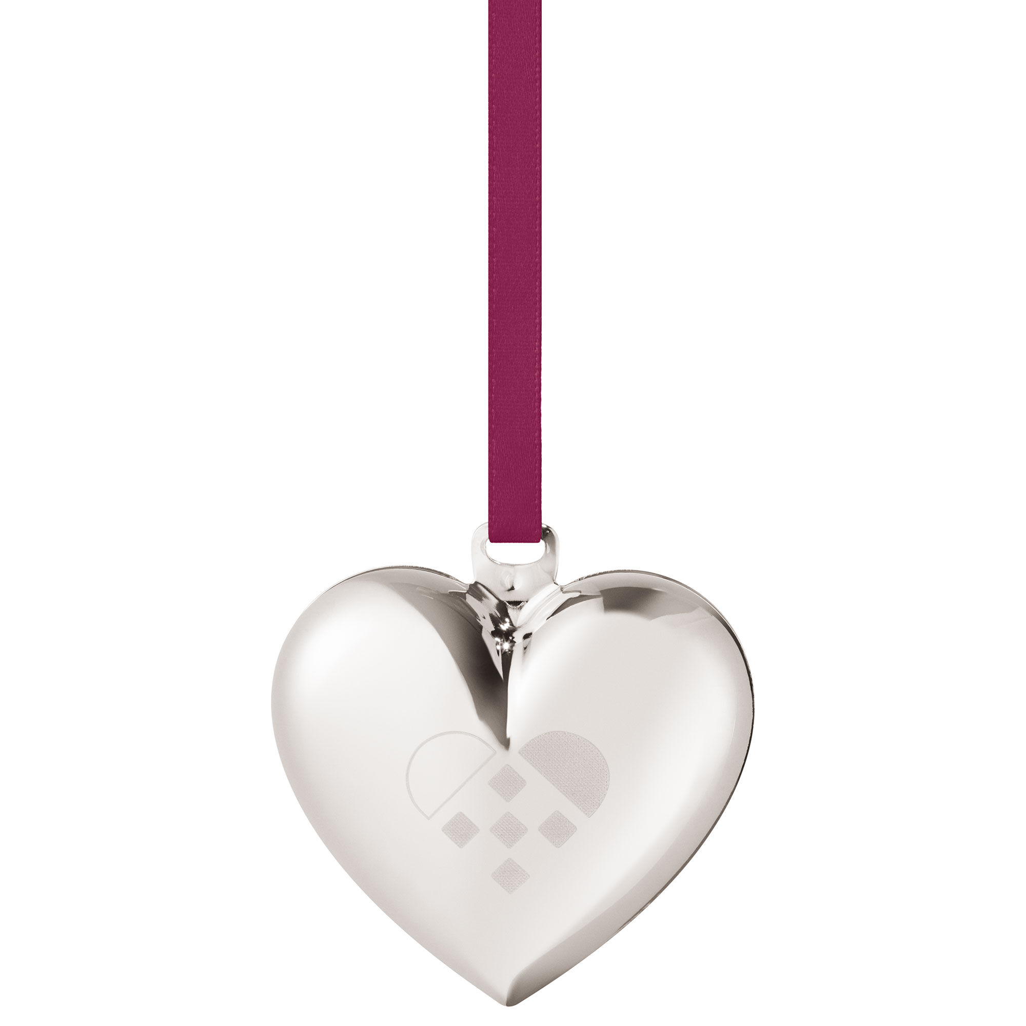 Georg Jensen Julepynt Hjerte i Palladium - Elegance til Jul