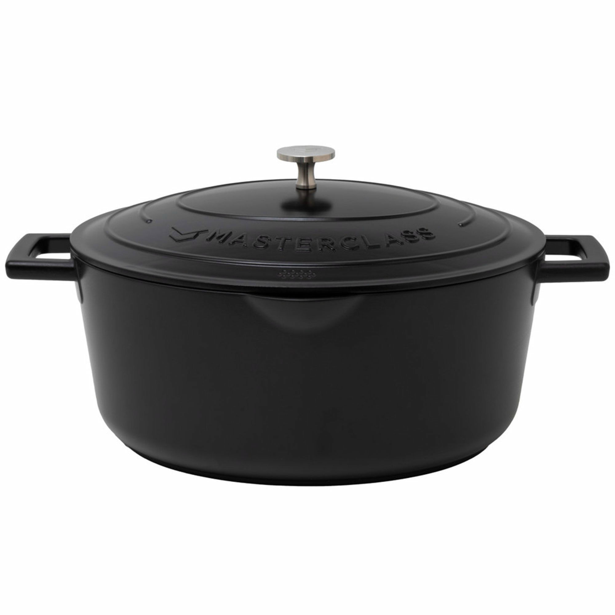Oval Gryde 6 Liter Mattsort - Effektiv Madlavning!