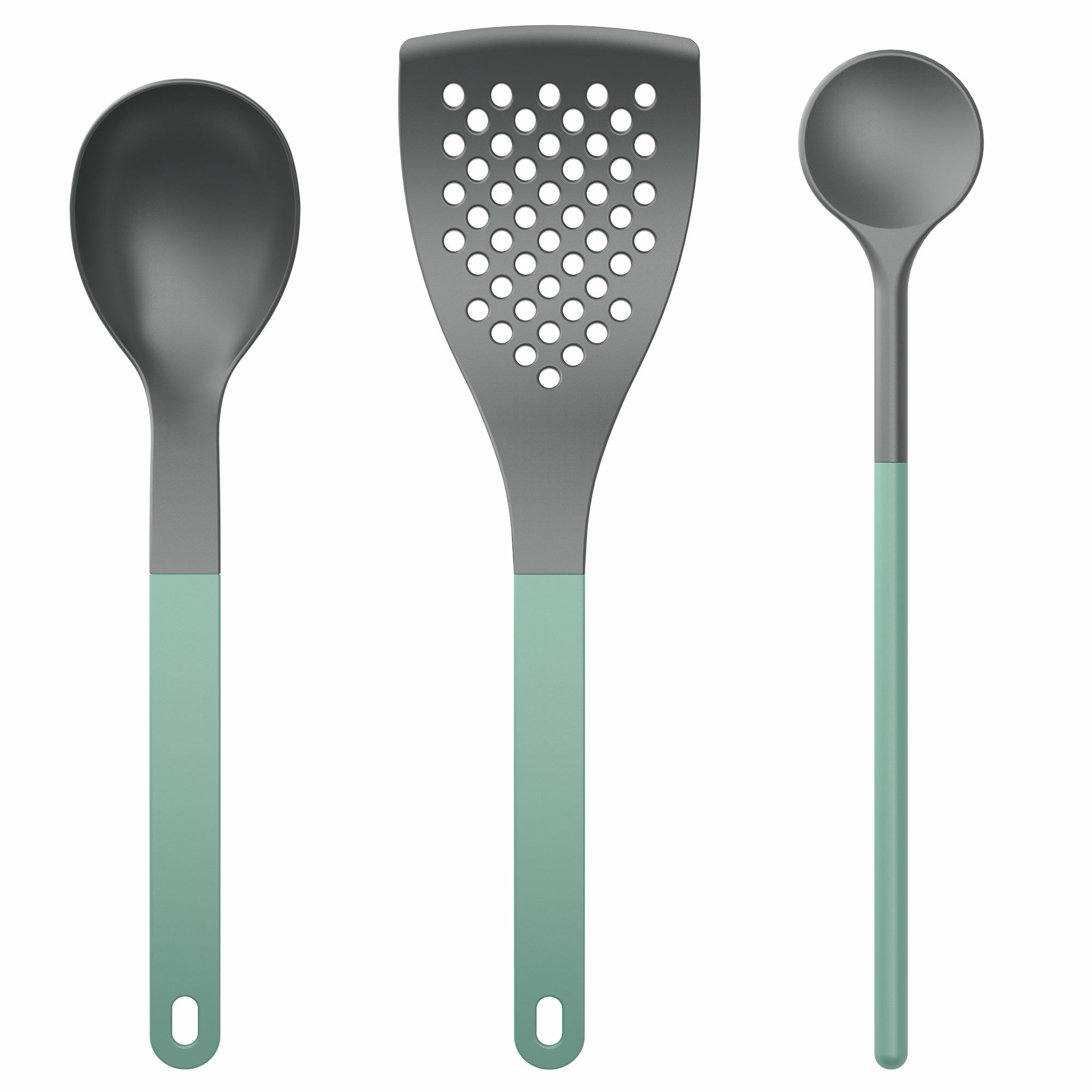 Rosti New Optima Køkkenredskabssæt 3 Dele – Nordisk Grøn