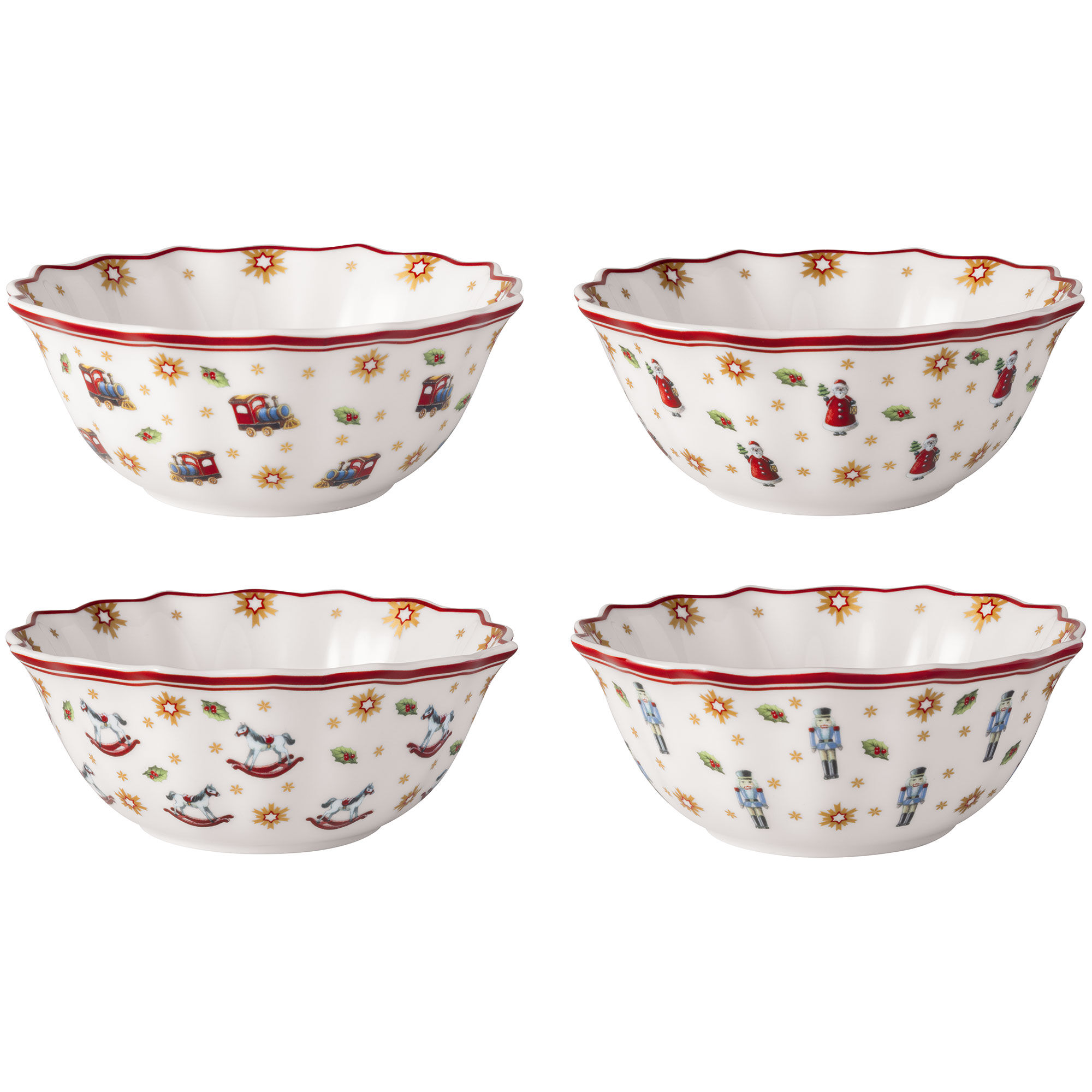 Villeroy & Boch Toy's Delight Jubilæumsskåle - 4 Stk til Jul
