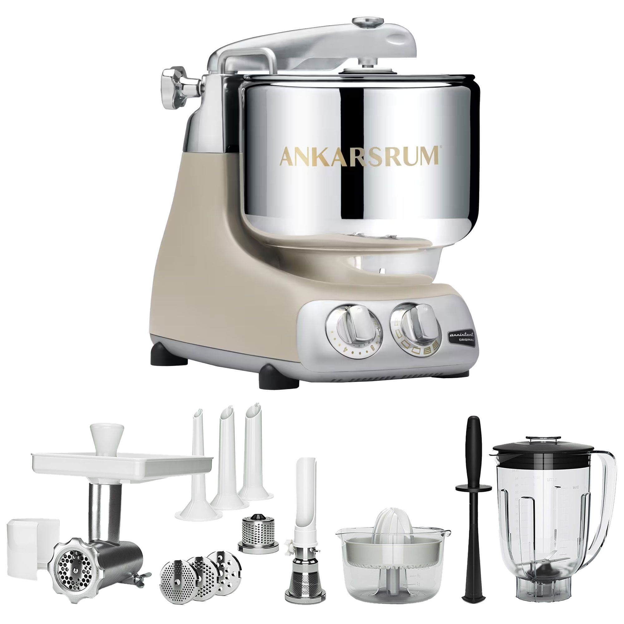 Akm 6230 Køkkenmaskine Deluxe - Harmony Beige Tilbud!