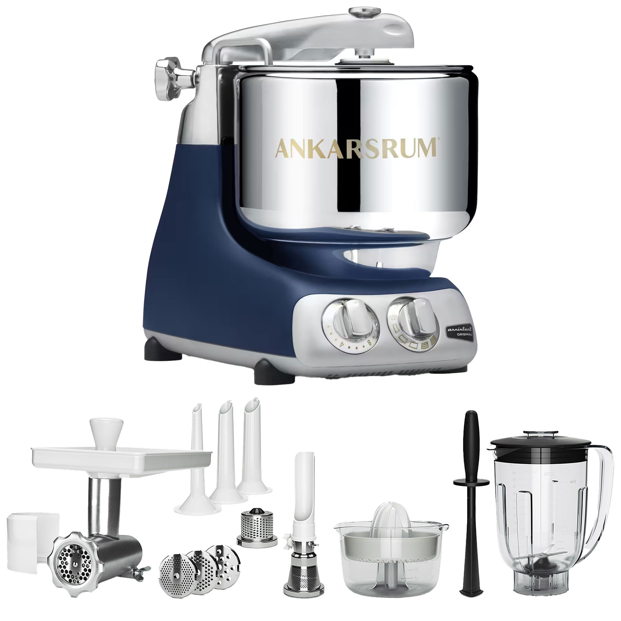 Akm 6230 Deluxe Køkkenmaskine - Royal Blue Tilbud!