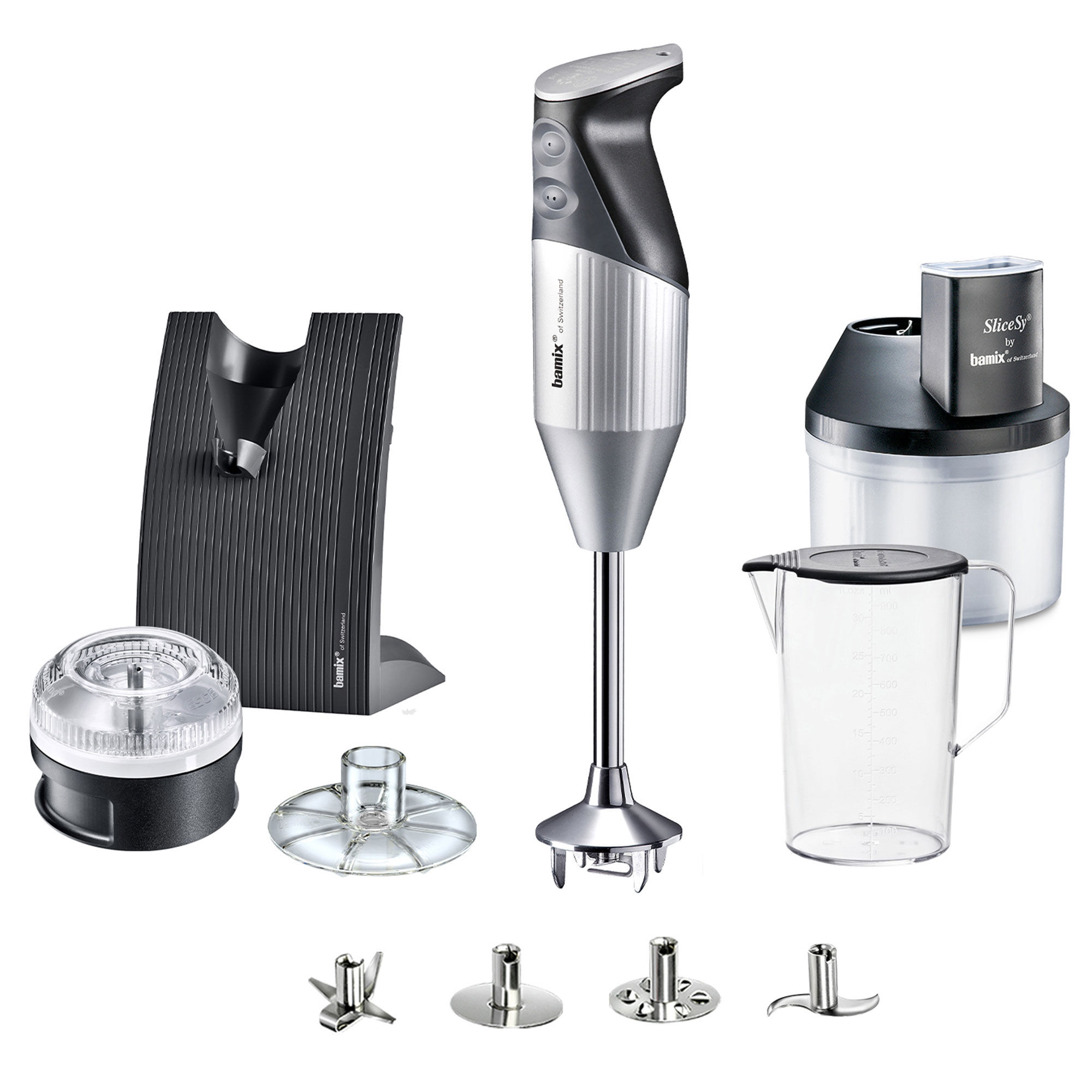 Bamix Swissline Superbox Stavblender - Sølvgrå Tilbud!