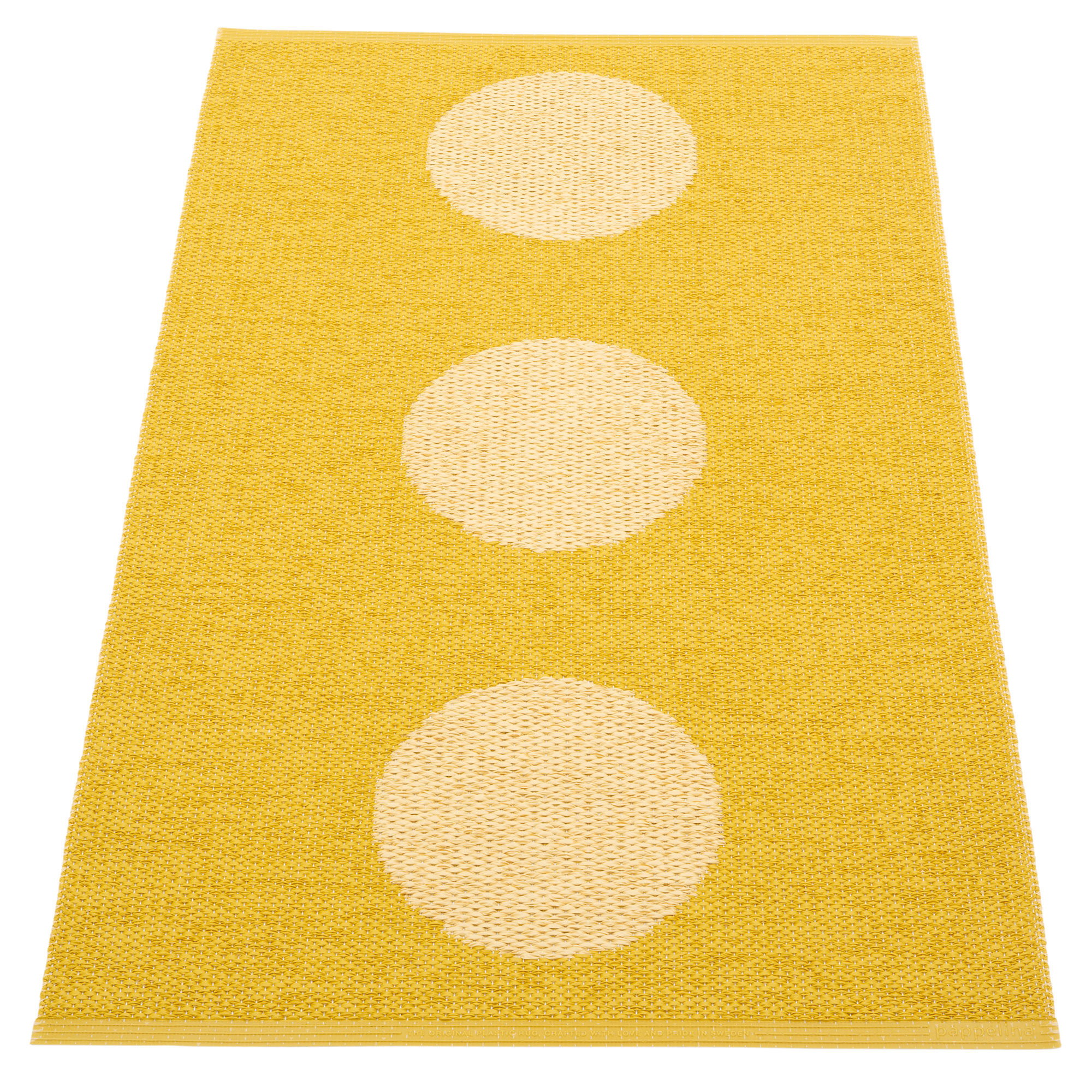 Pappelina Vera Pop Tæppe 70x120 cm - Mustard Gul Tilbud