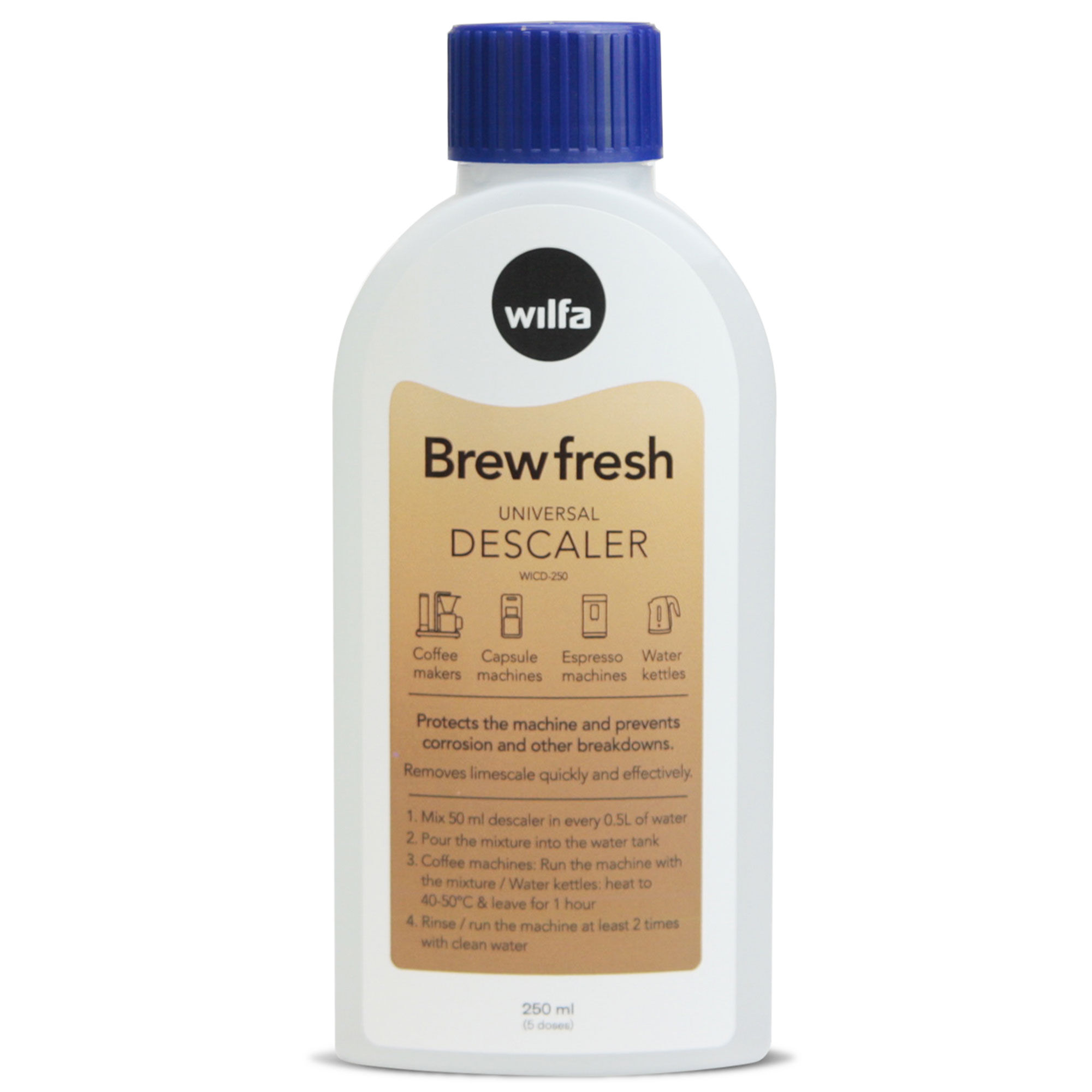 Wilfa Brewfresh Afkalkningsmiddel 250 Ml - Effektiv Rengøring