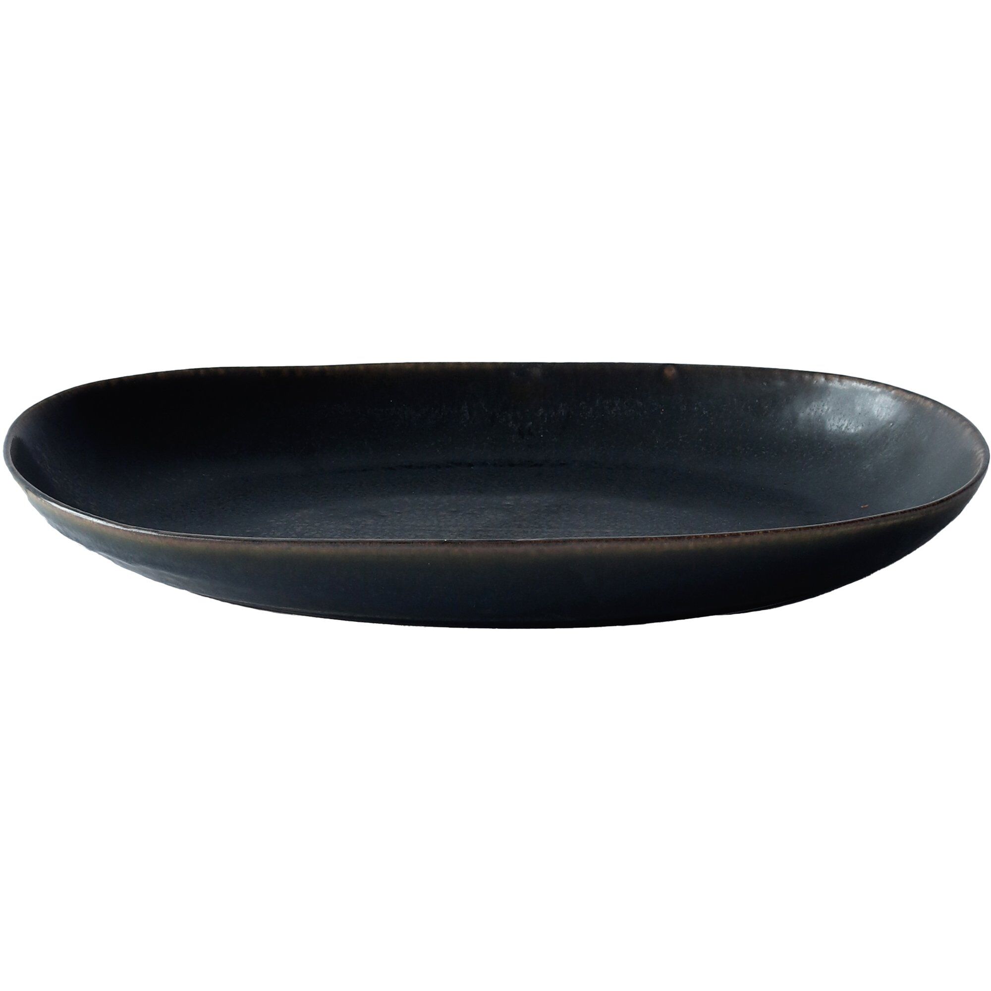 Bastia Serveringsfad Sort 43 X 38 Cm  Large