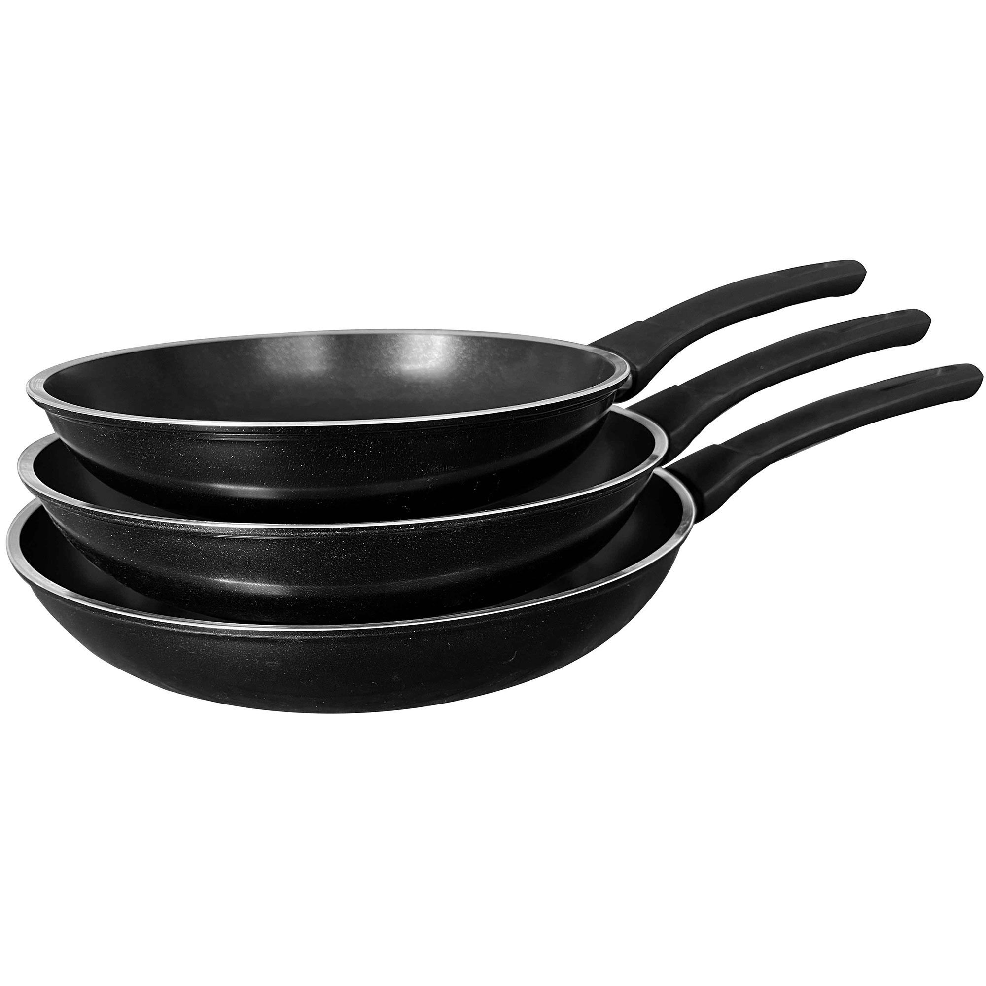 Combekk Stekpannesæt i Aluminium - 3 Dele på Tilbud!