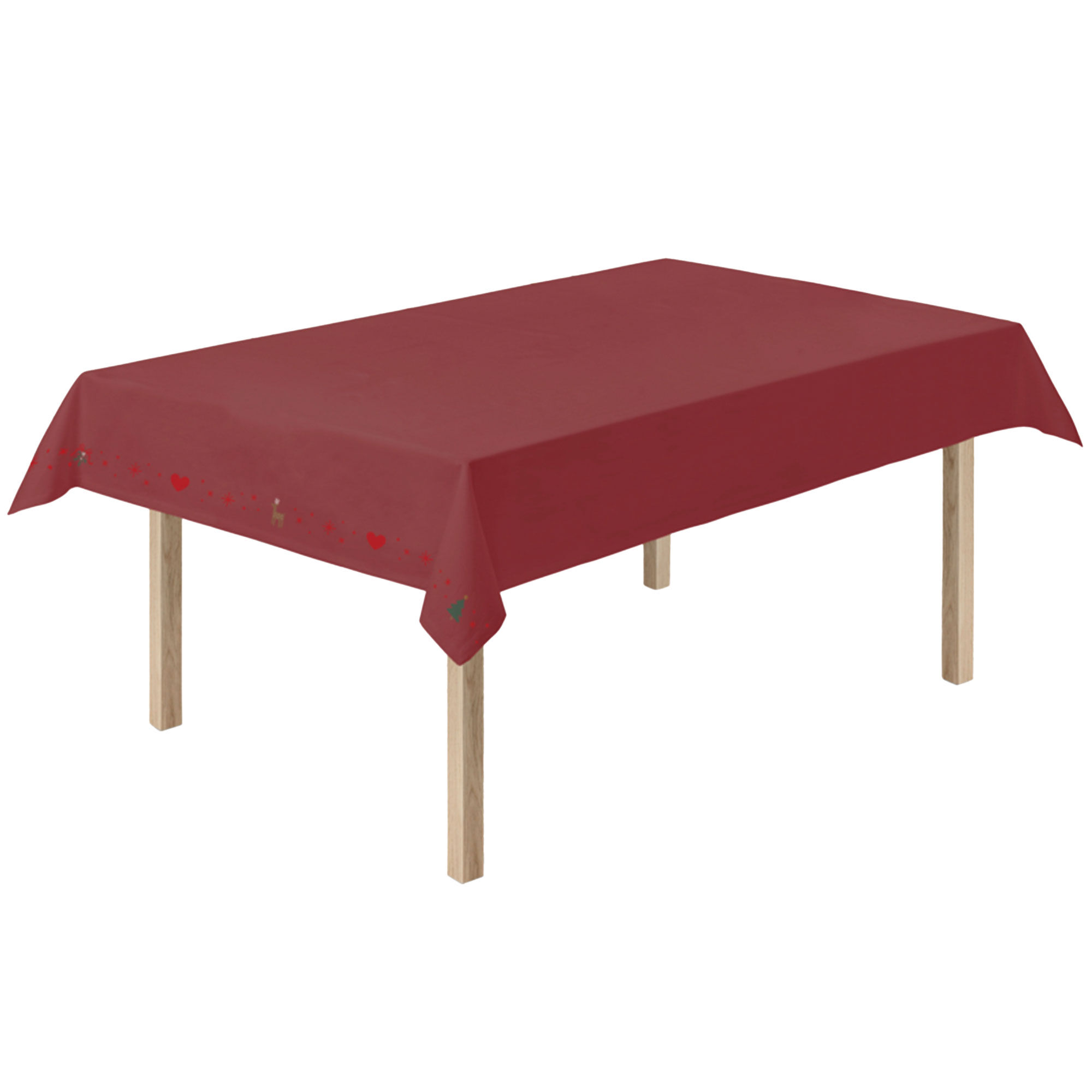 Juna Christmas Fable Rød Dug 150x320 cm til Jul