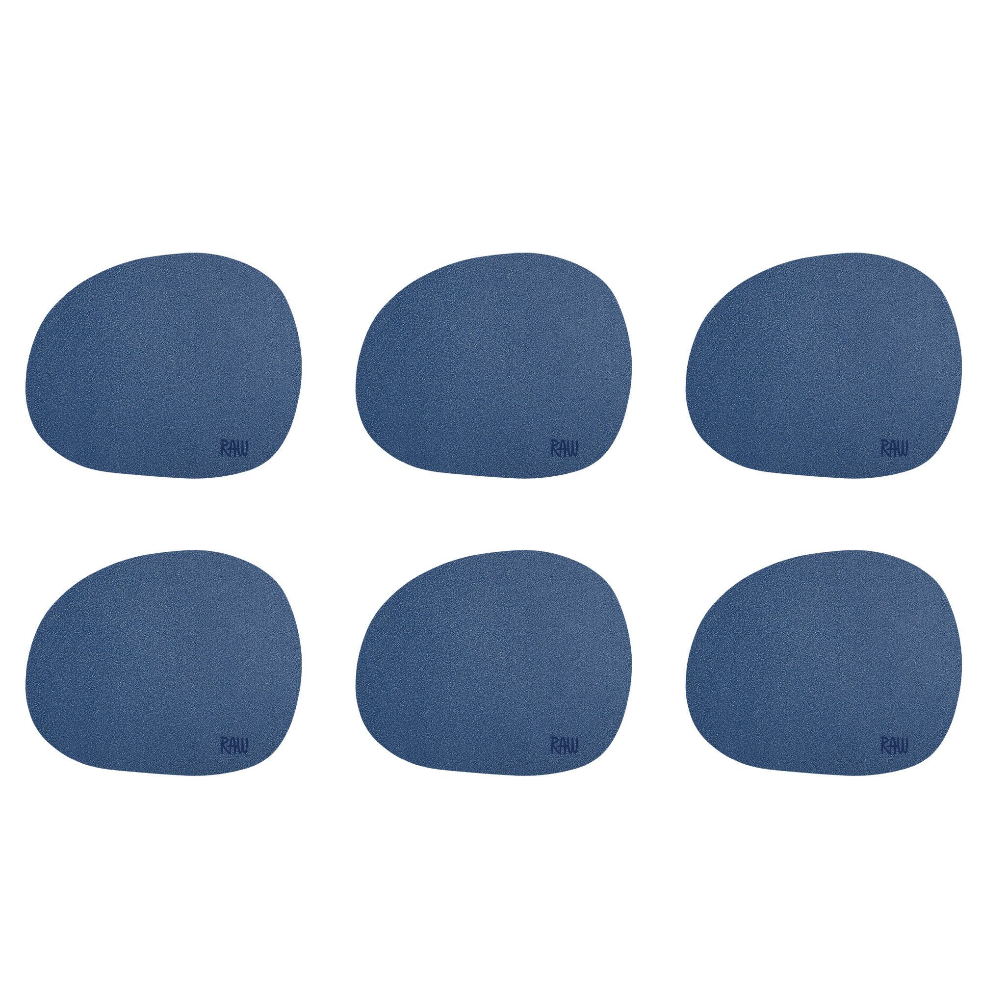 Raw Glasunderlag Silikone  Dark Blue  6 Stk