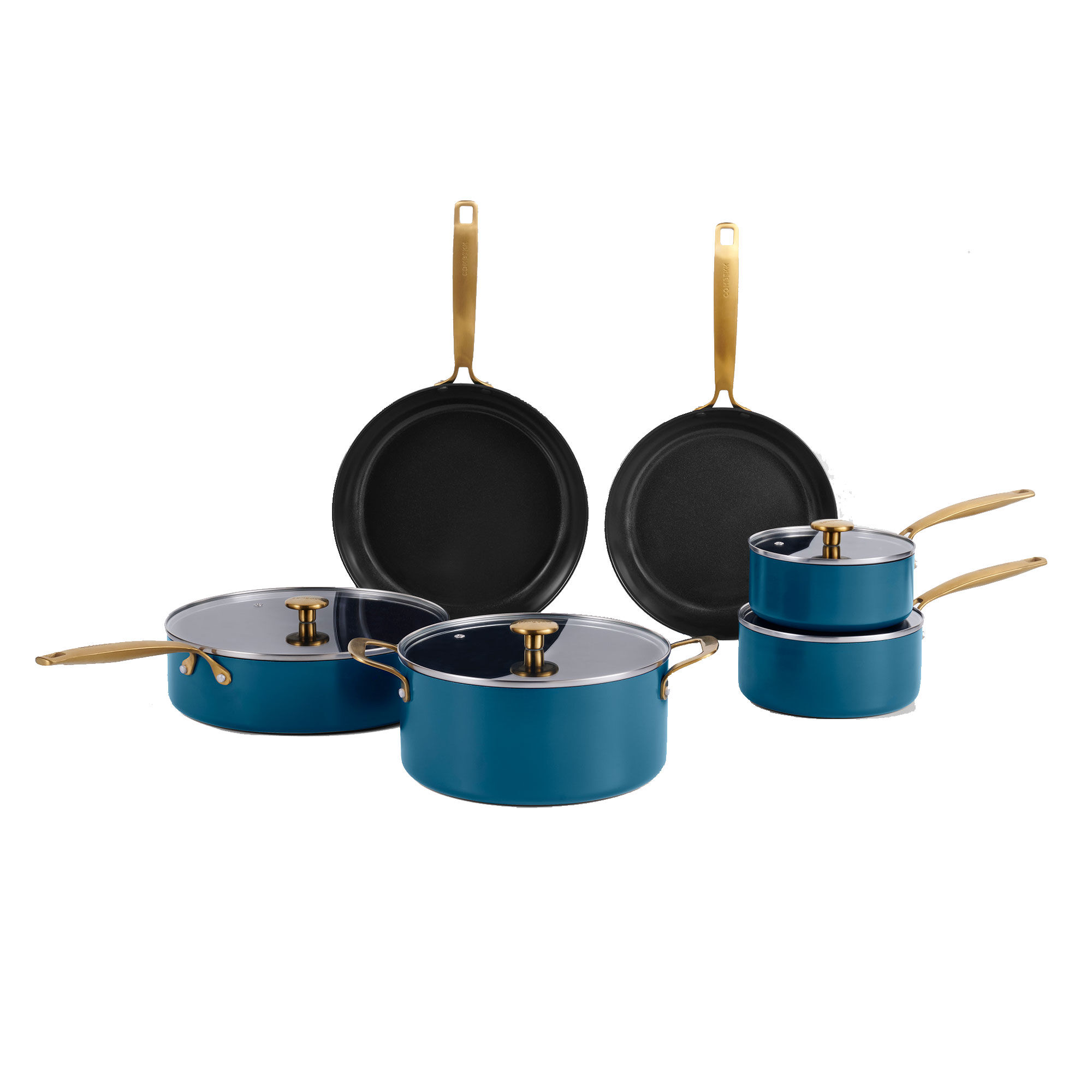 Combekk Grydesæt 10 Dele  Blå