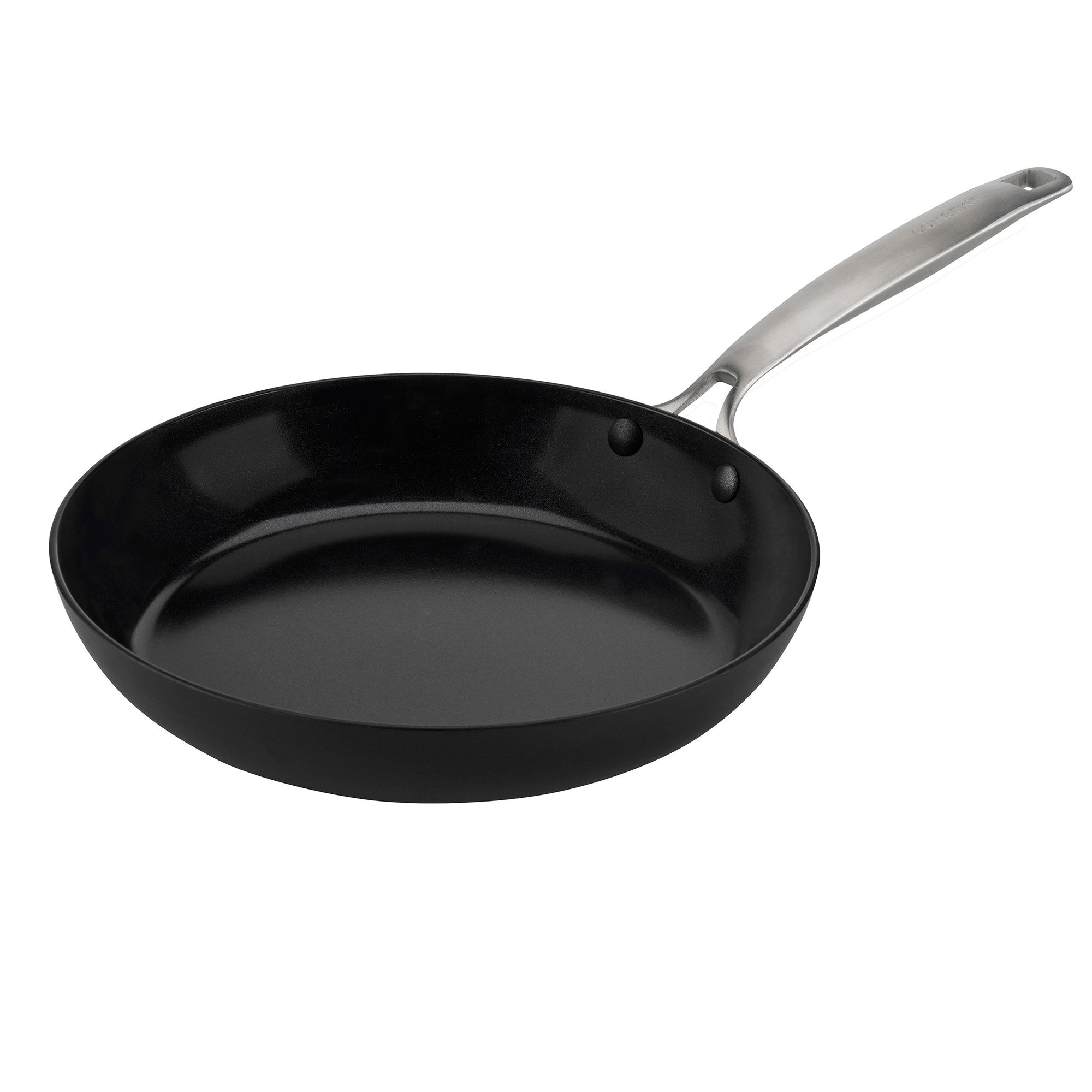 Combekk Stegepande Med Stålhåndtag ø28 Cm  Sort