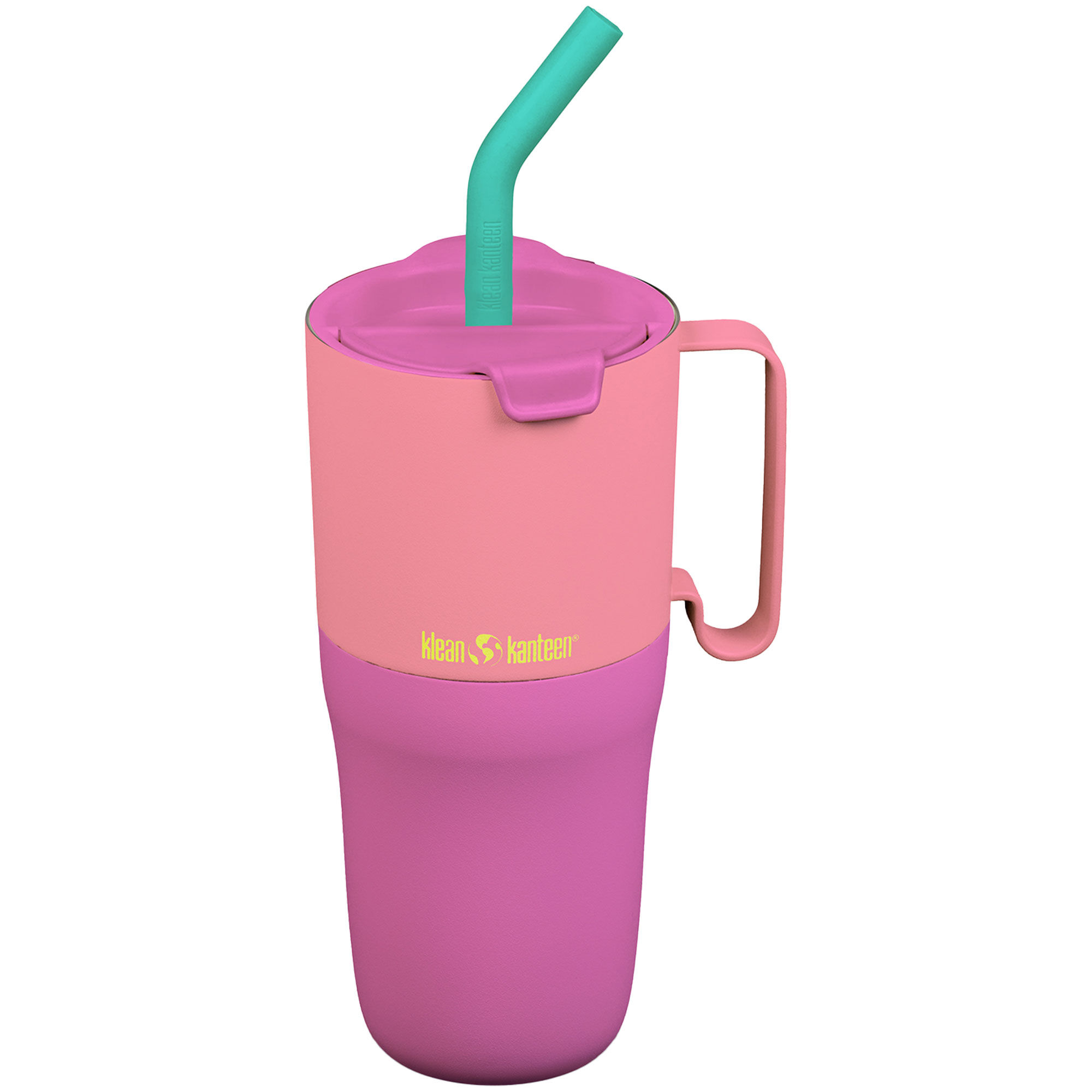 Rise Tumbler Med Flip Låg Og Sugerør 770 Ml  Pink Lemonade Kaleidoscope