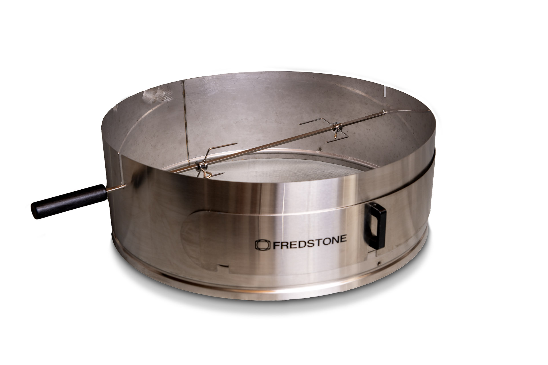 Fredstone Pizzaindsats Rotisseri Til 57 Cm Kuglegrill Incl Ring Låge Spyd Gafler 2 Sortering