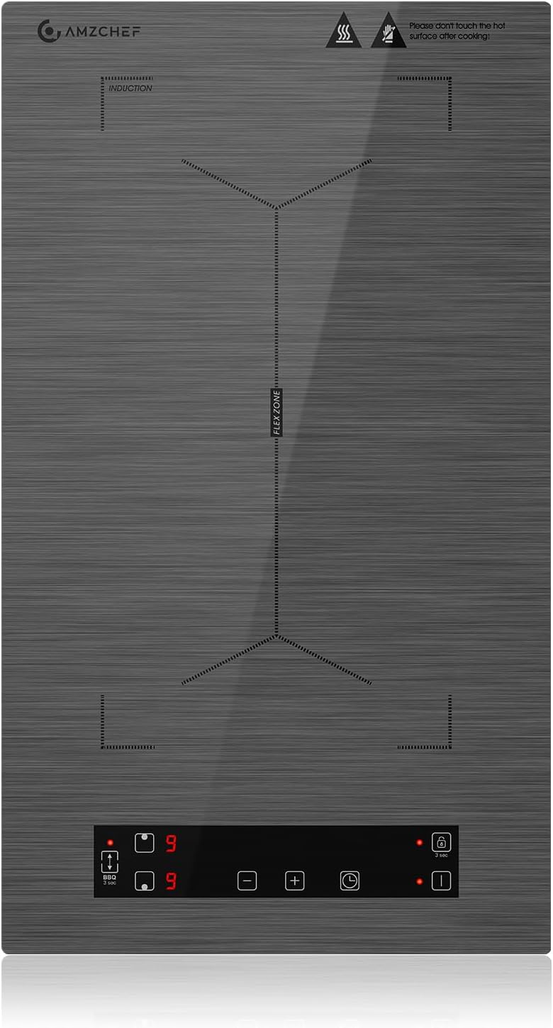 Dobbelt Induktionskogeplade   Bordmodel El  Indbyning