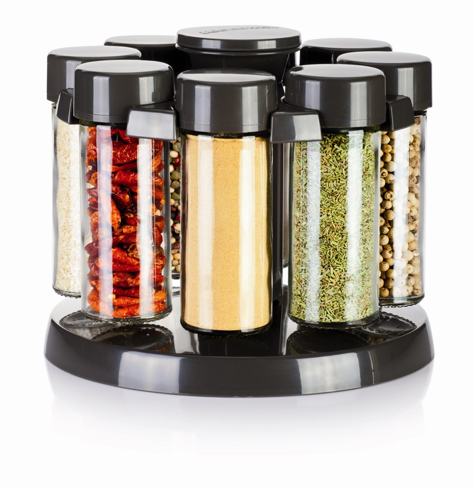 Krydderi Karrusel Med 8 Glas Fra Tescoma   Hurtig Levering