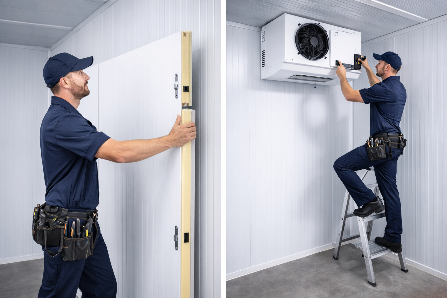 Montering Af Tefcold Kølerum Fryserum